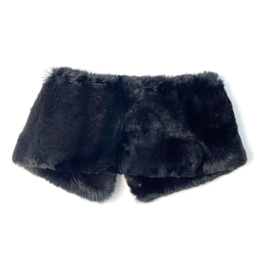 美品 シャネル CHANEL ココマーク ネックウォーマー マフラー ラパン