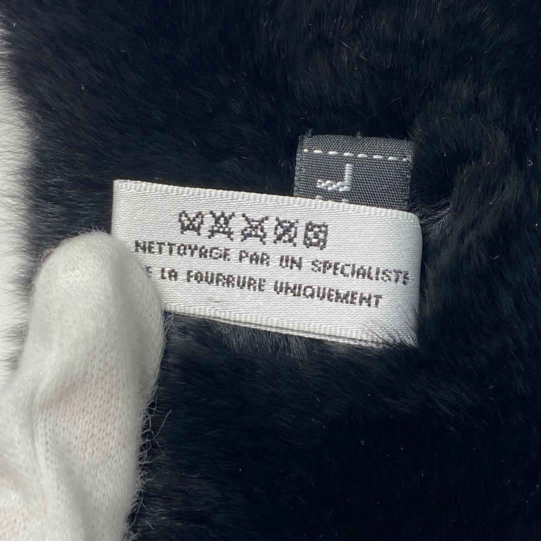 美品 シャネル CHANEL ココマーク ネックウォーマー マフラー ラパン