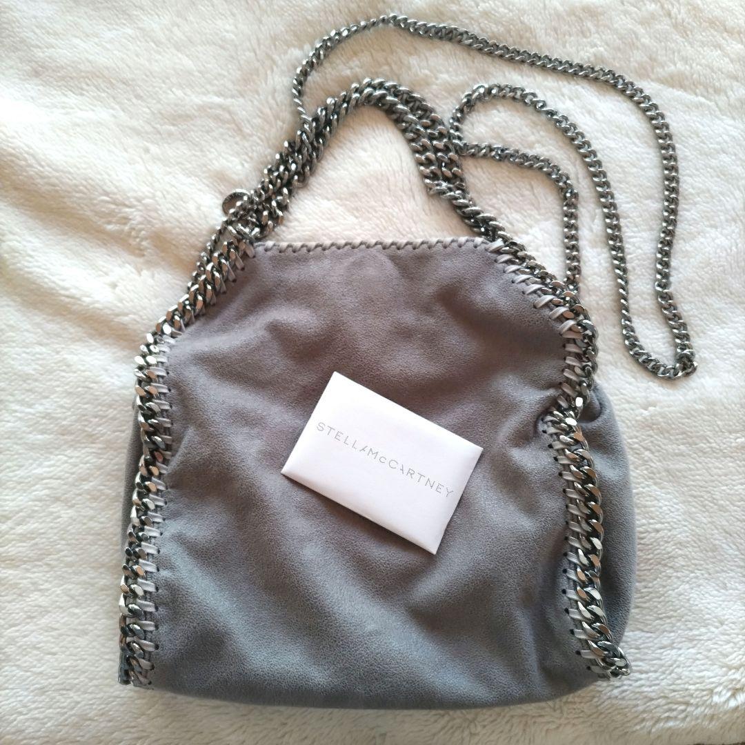ステラマッカートニー ファラベラ ミニ グレー ショルダー トートバッグ