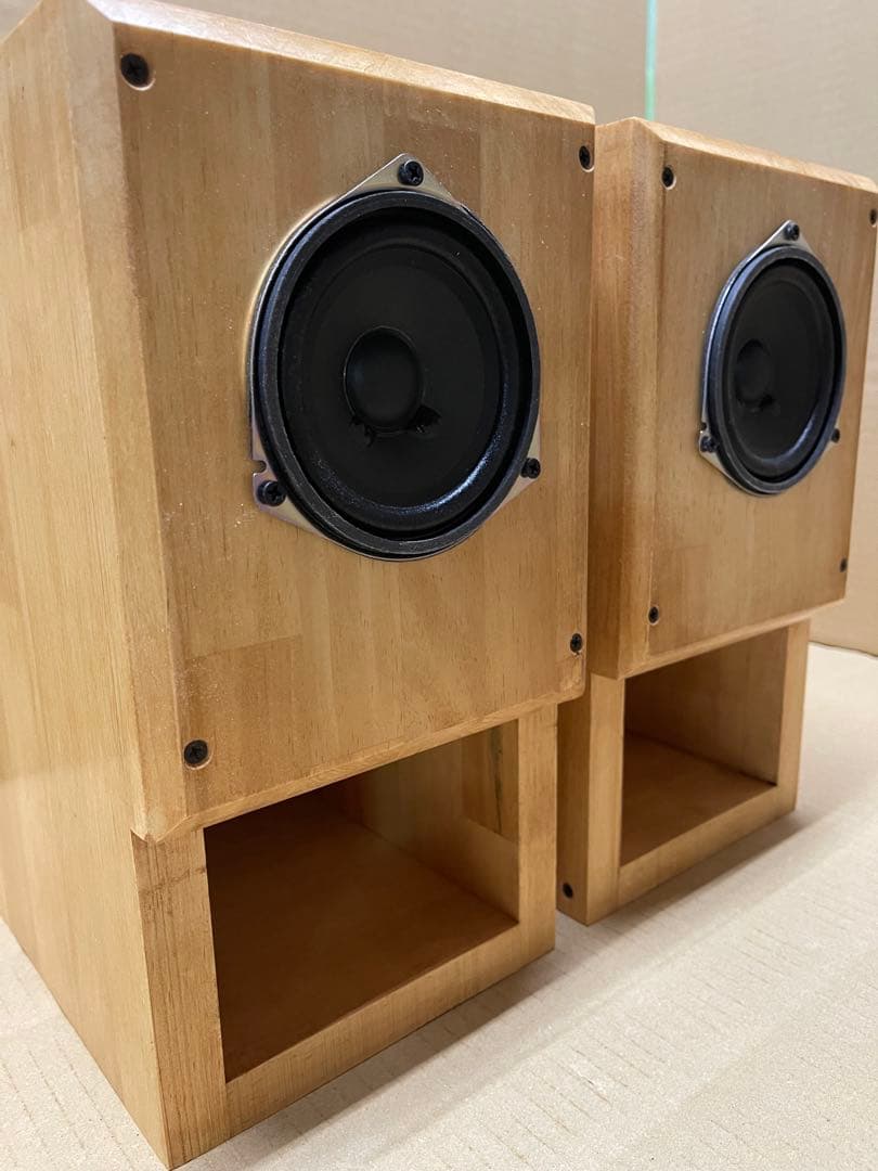 バックロードホーン9.2cmユニット搭載自作スピーカー