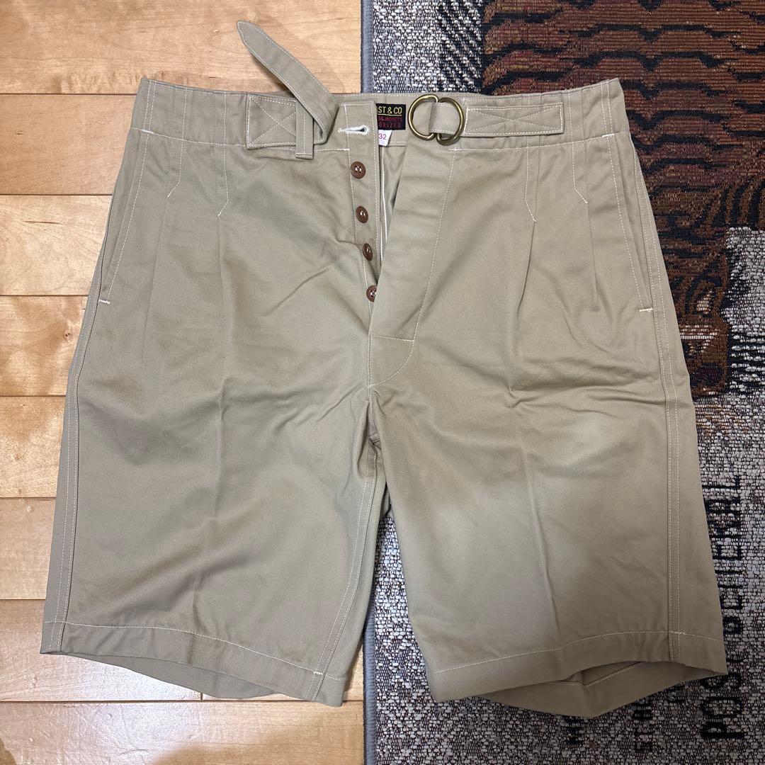 atlast&co アットラスト ショーツ カーキ 32