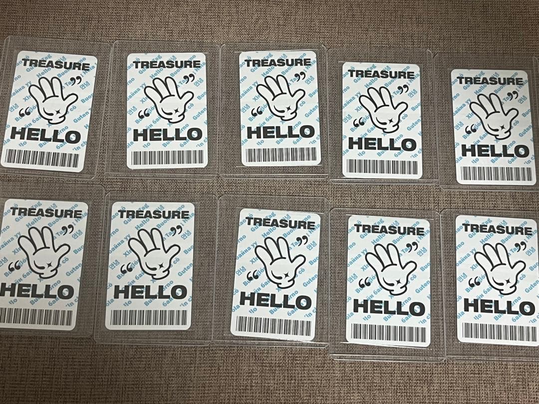 新品未開封品 TREASURE HELLO MD 特典 全員 トレカ