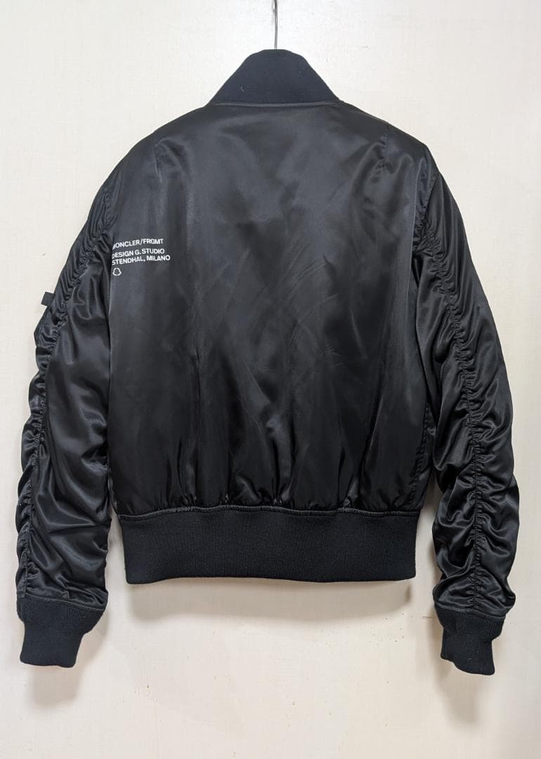 21秋冬 モンクレール×フラグメント MA-1 ダウンジャケット 1 藤原ヒロシ