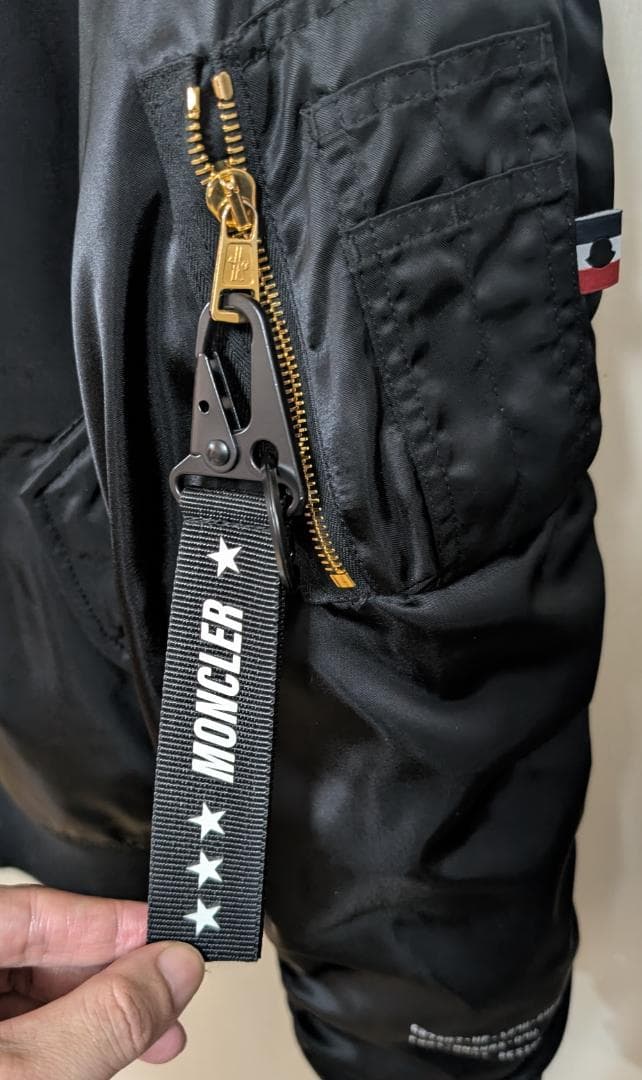 21秋冬 モンクレール×フラグメント MA-1 ダウンジャケット 1 藤原ヒロシ