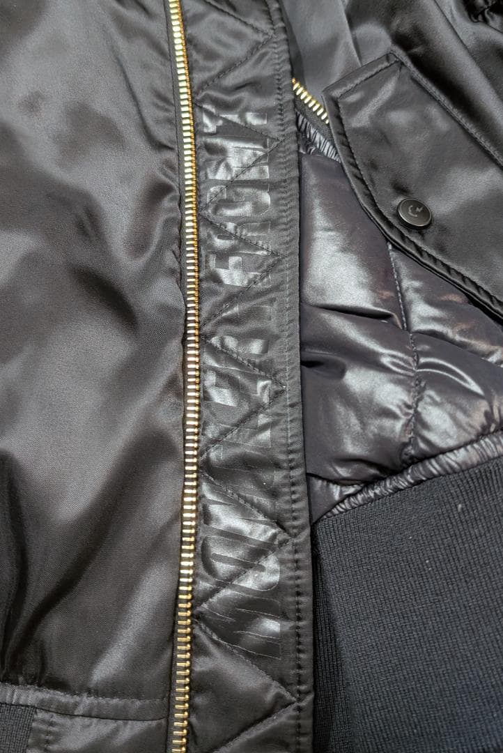 21秋冬 モンクレール×フラグメント MA-1 ダウンジャケット 1 藤原ヒロシ