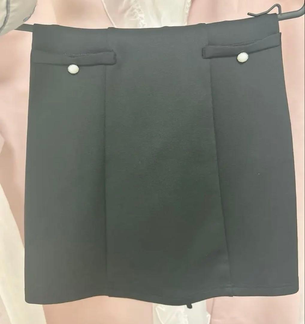 ミシェルマカロン シャツセットキャミワンピース xs