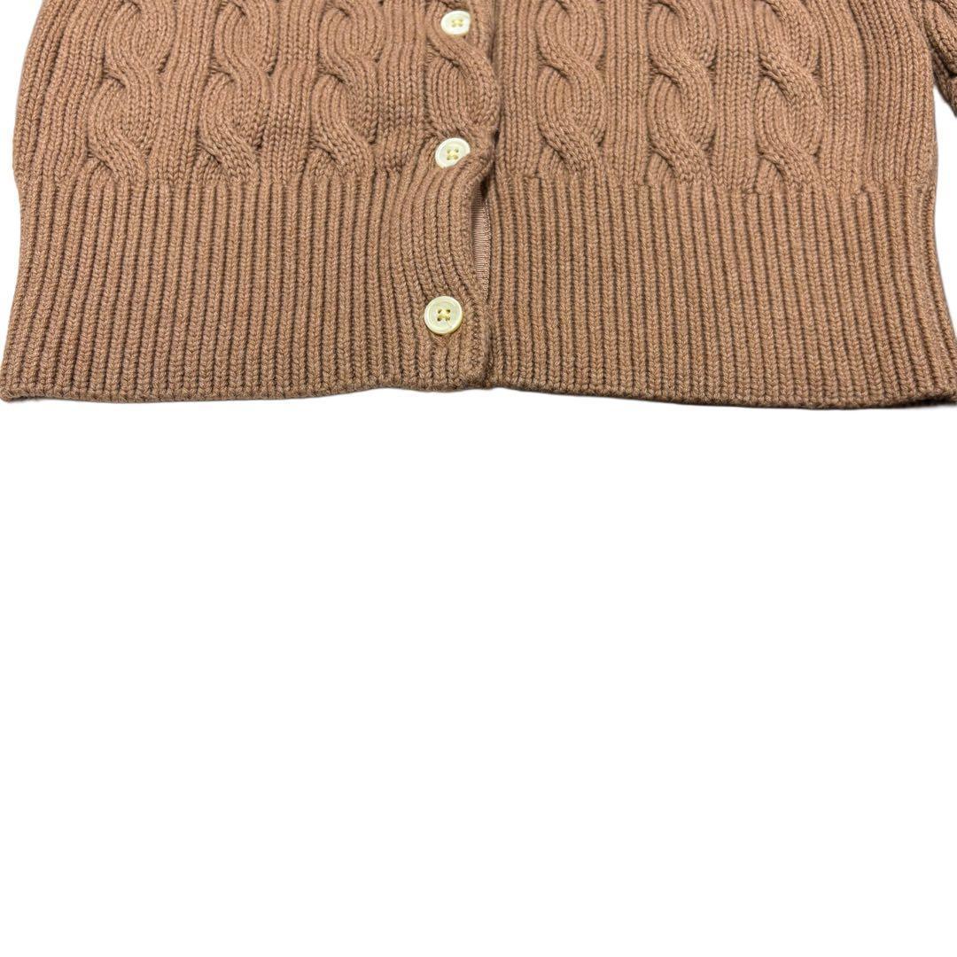✨極美品✨POLO RALPH LAUREN 太ケーブルコットンカーディガンQR