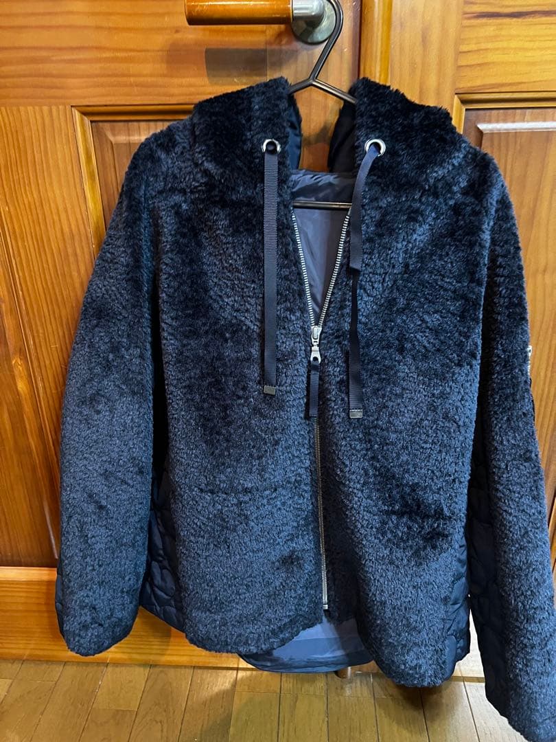 ぷりんこ　ネイビー キルティングジャケット