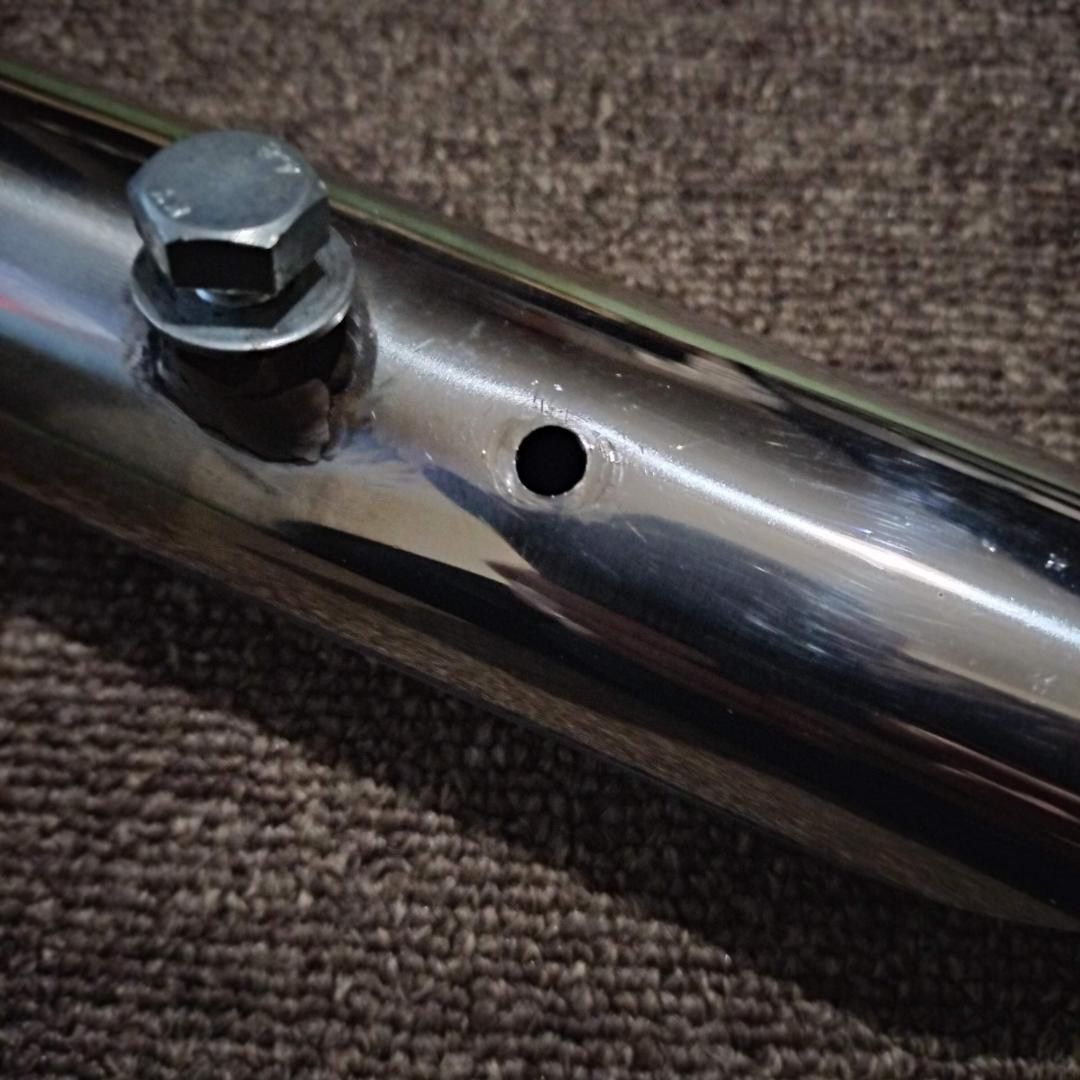 SR400/SR500 ショートドラッグパイプマフラー