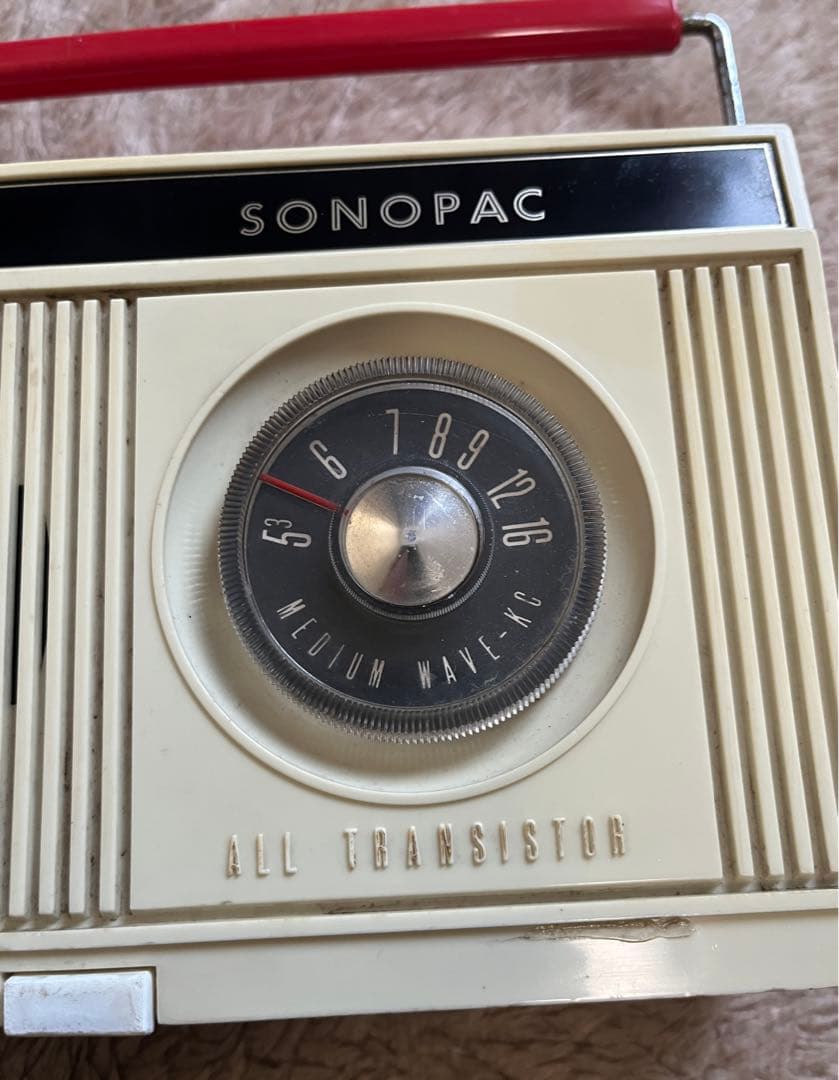 【レトロ】SHARP SONOPAC トランジスタラジオ【レコードプレーヤー】