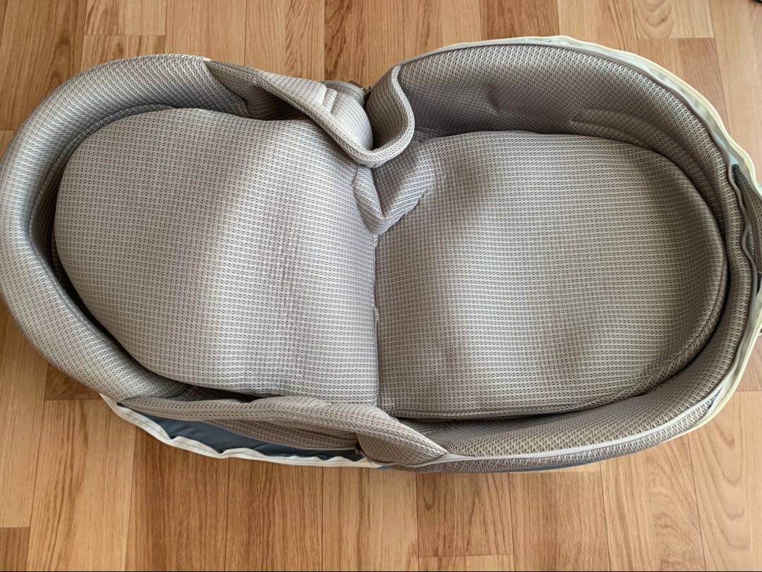 ネオママイズム ベビーベッド ベッドインベット グレー