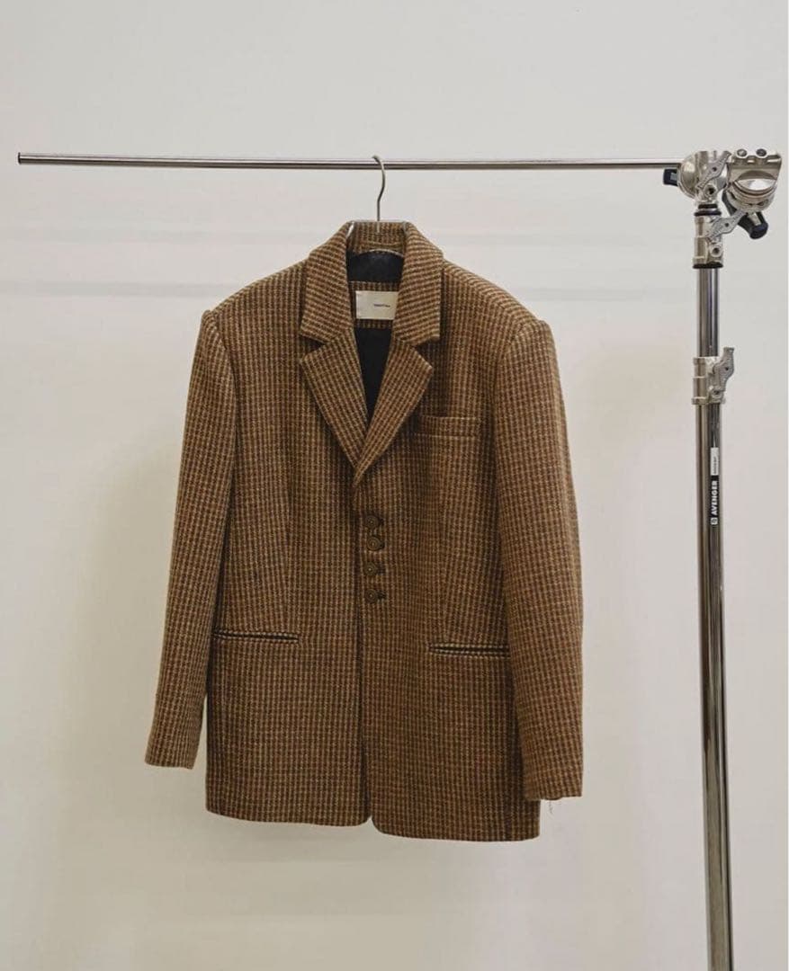 TODAYFUL Wool100% Check Jacket ジャケット　38