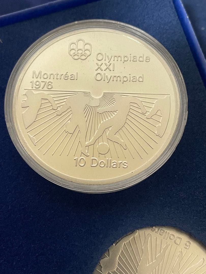 1976年　モントリオールオリンピック　記念銀貨