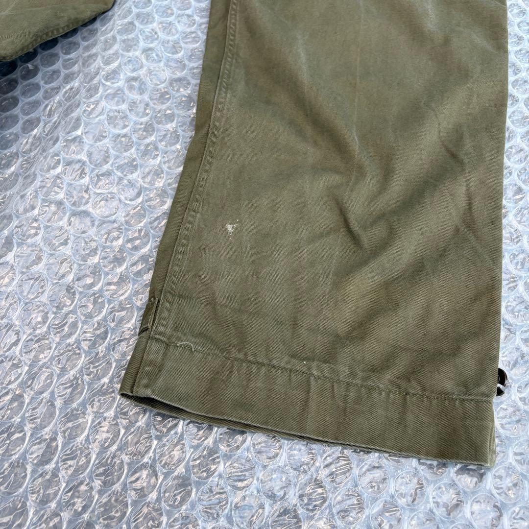 貴重なビックサイズ 50s 米軍 実物 m51カーゴパンツ m43 フィールド
