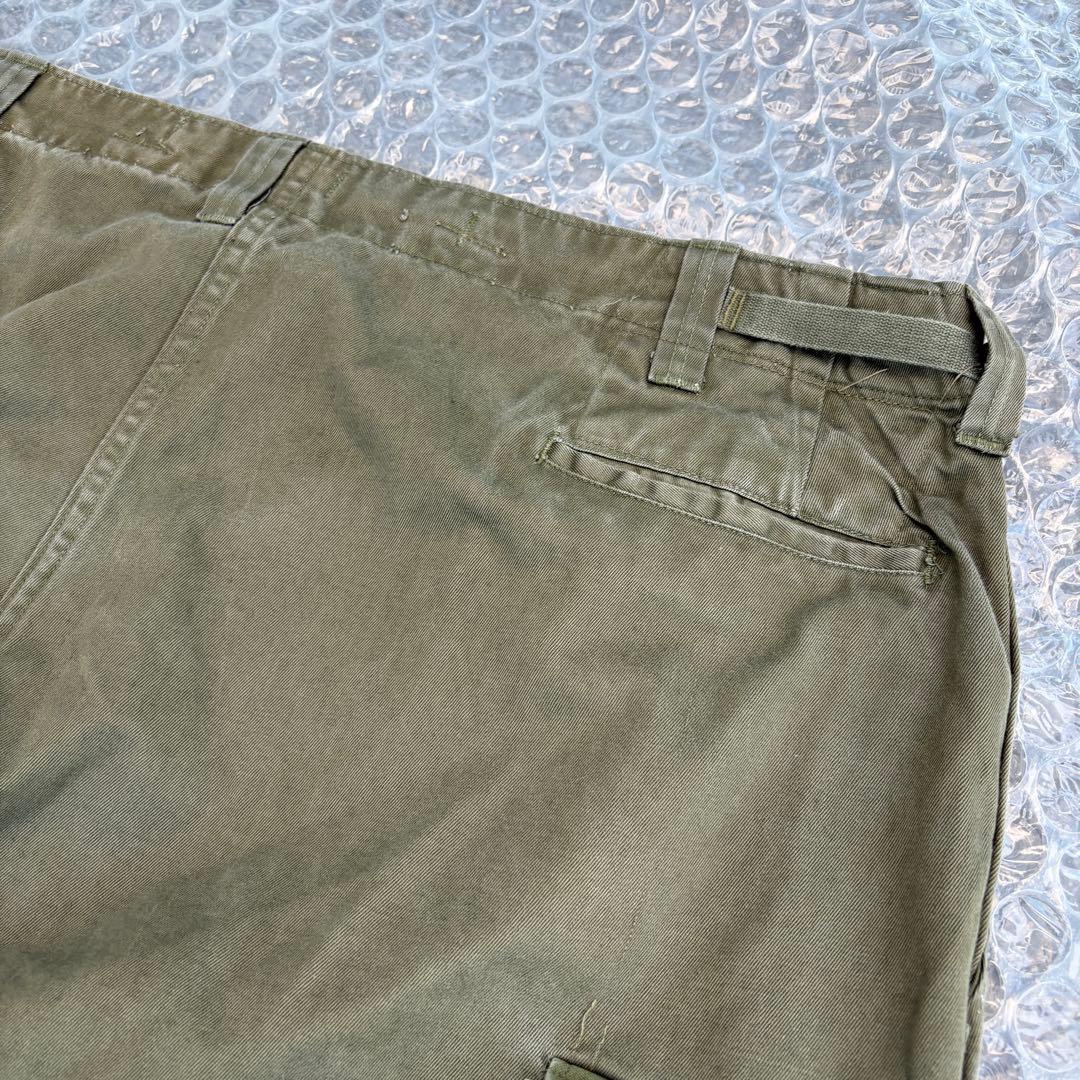 貴重なビックサイズ 50s 米軍 実物 m51カーゴパンツ m43 フィールド