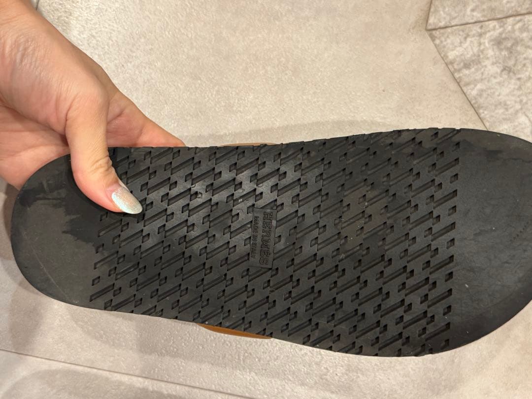 HERMES サンダル エクストラ キャメル