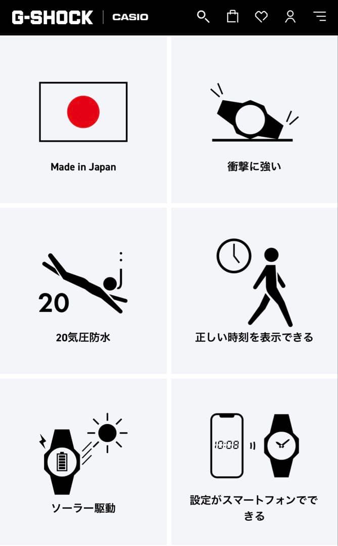 G-SHOCK フルメタル　GMW-B5000D-1JF