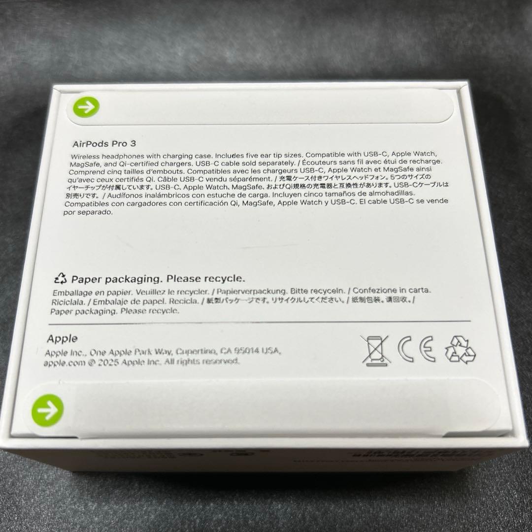 airpods pro3 新品未開封　国内正規品