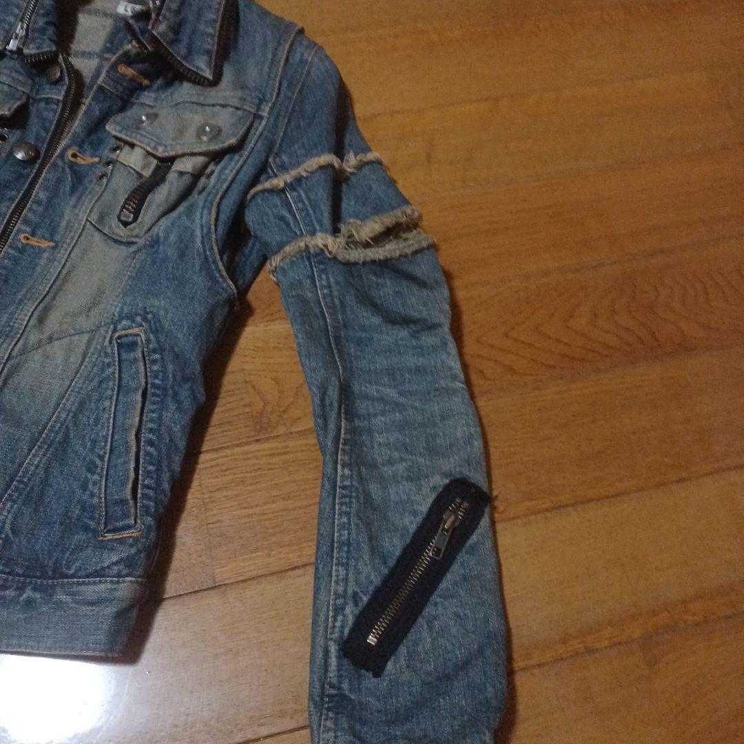 L.G.B. ルグランブルー ダメージ加工デニムジャケット