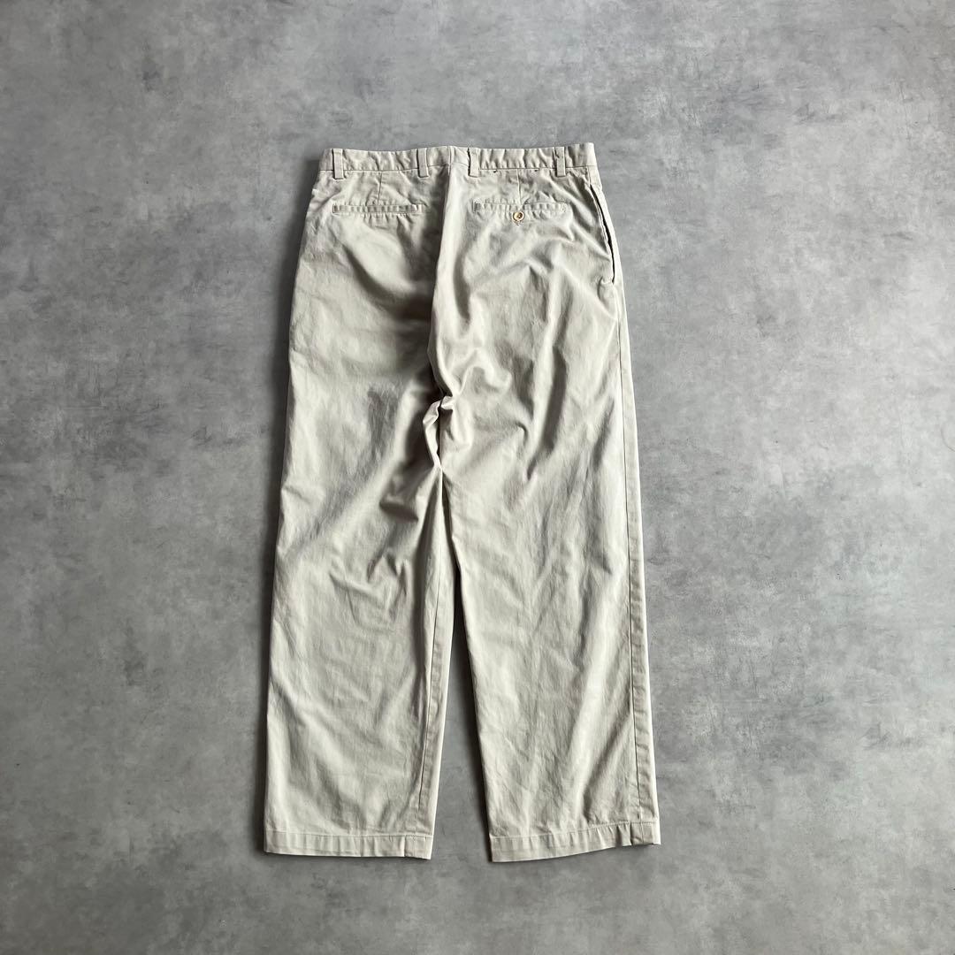90s bananarepublic ワイド チノ パンツ cityboy 古着