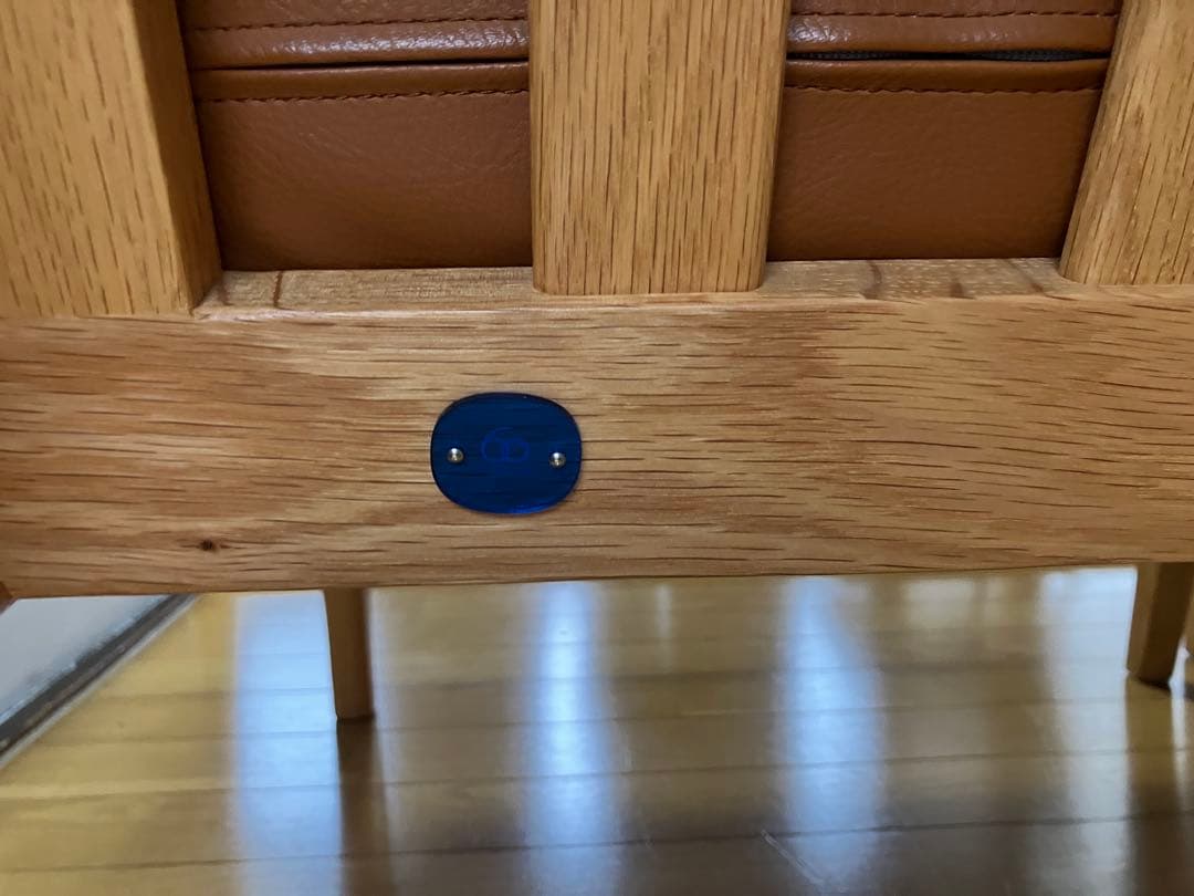 【使用頻度小】マルニ60 オークフレームチェア　2シーター　オットマン　セット