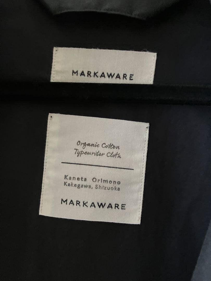 MARKAWARE オーガニックコットンタイプライターコート2 マーカウェア