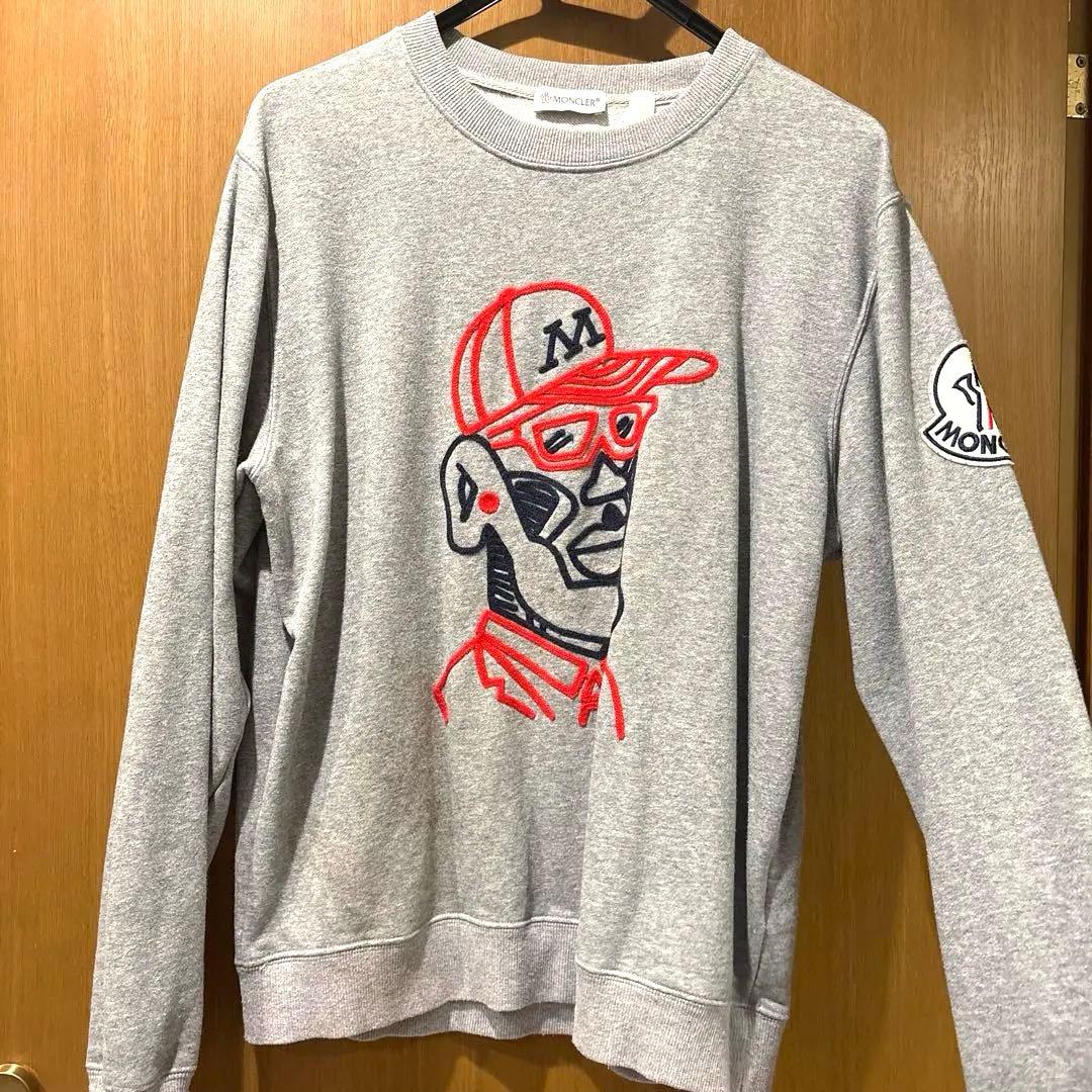 T*C様 MONCLER イラスト付きグレー スウェット