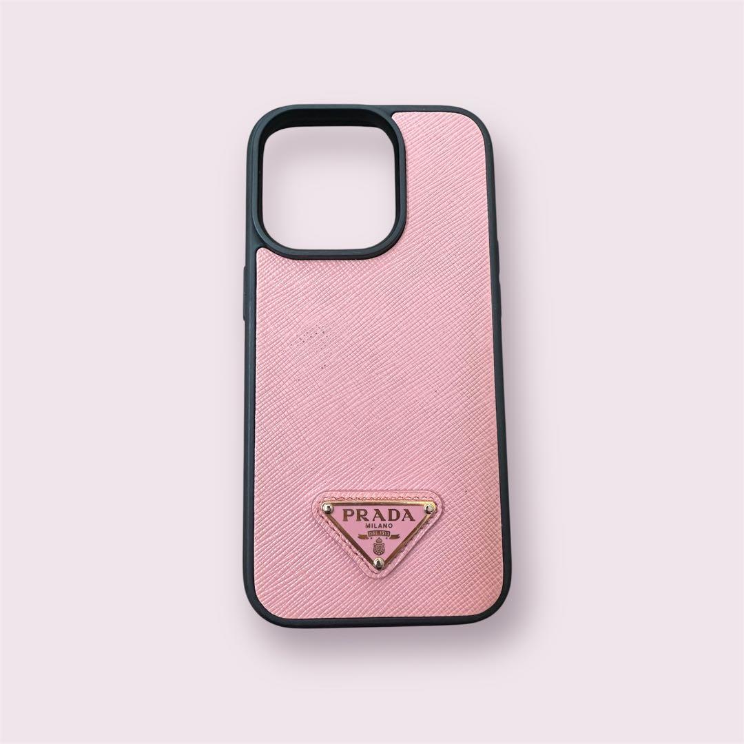 PRADA サフィアーノレザー iPhone 14Pro ケース【美品】
