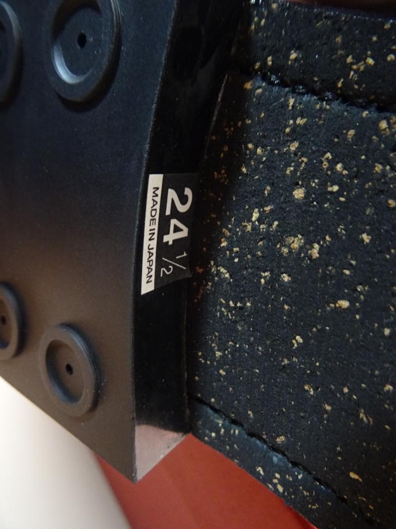 m*a様 リーガルレースアップブーツ黒24.5cmクロム鞣し栃木レザーグッドイヤ