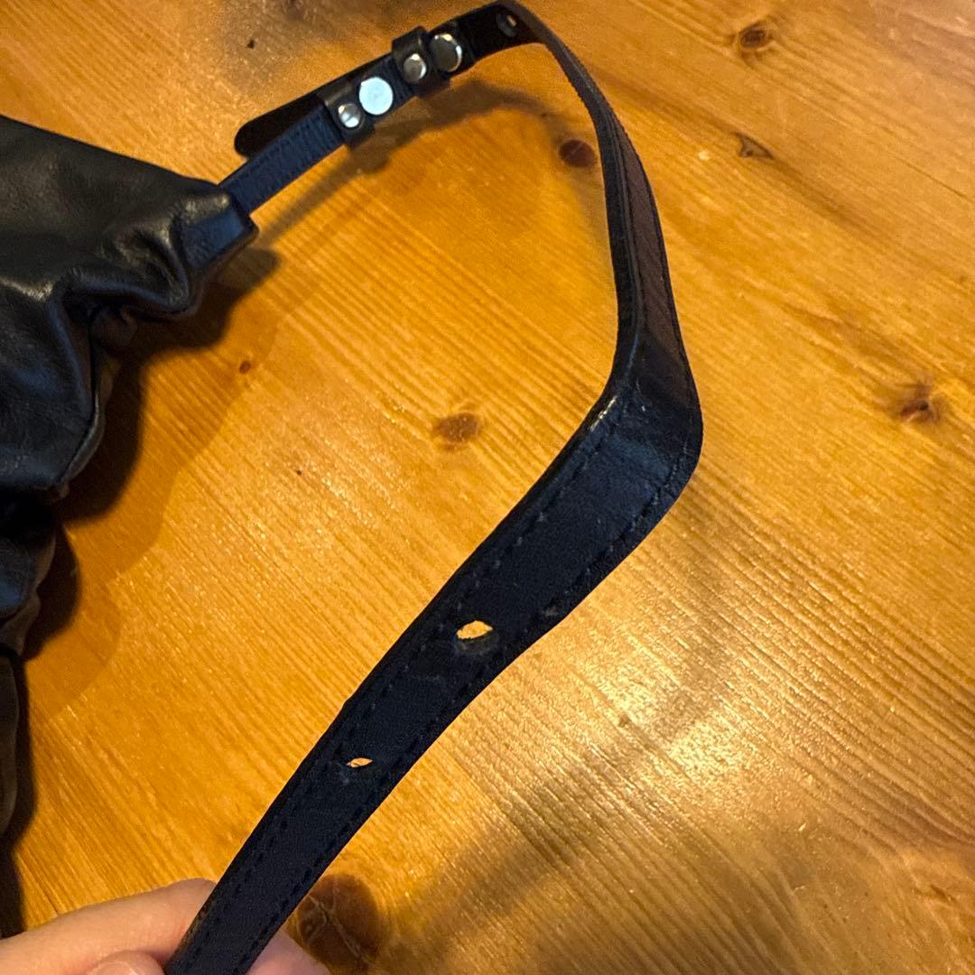 russet gemeil レザーワンハンドルバッグ ショルダー 黒