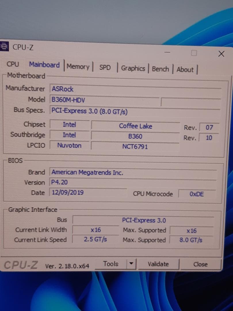 自作PC　第9世代 i5・8GB・128GB・GTX950・WIN11