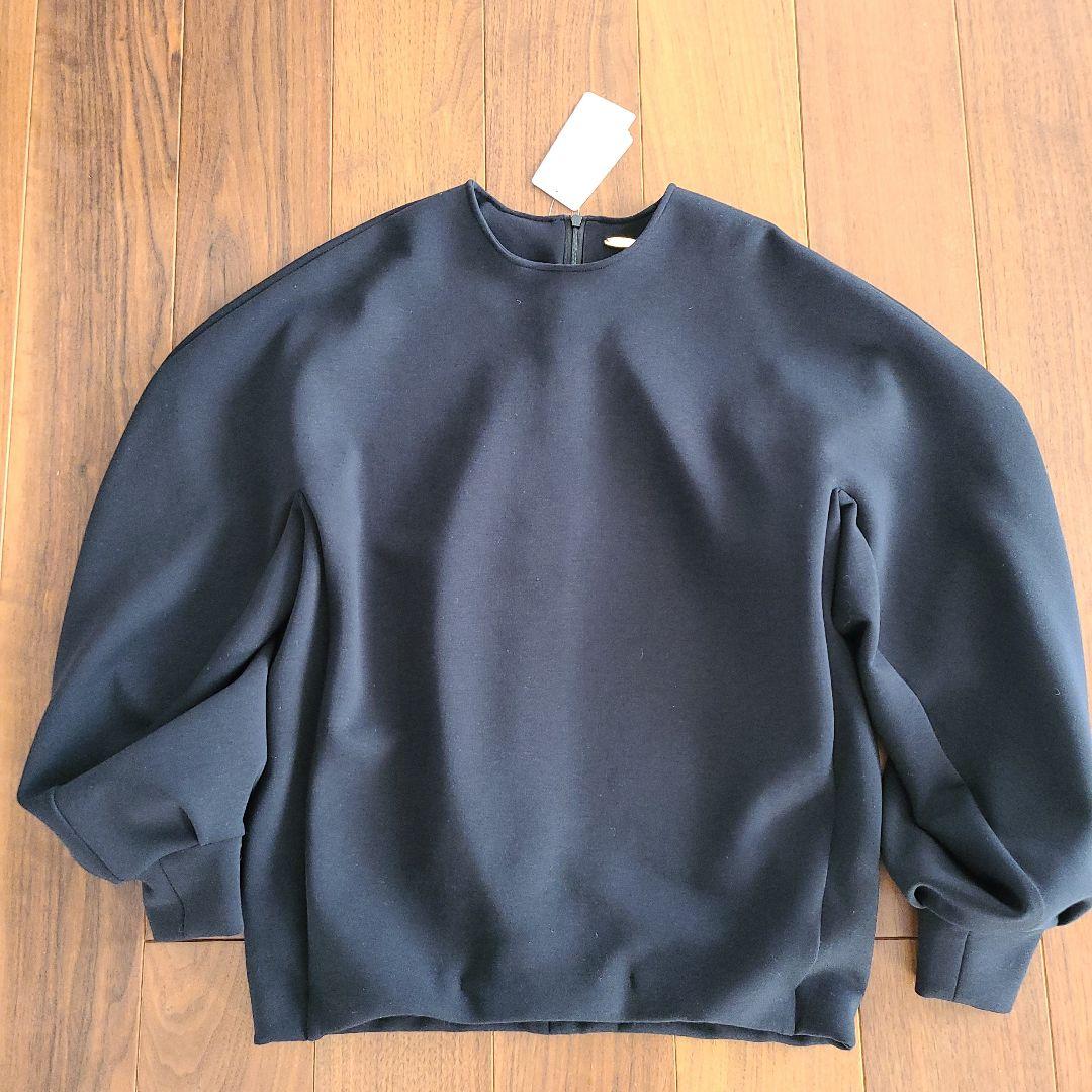 ドゥーズィエムクラスダンブルフィットクルーネックプルオーバー黒