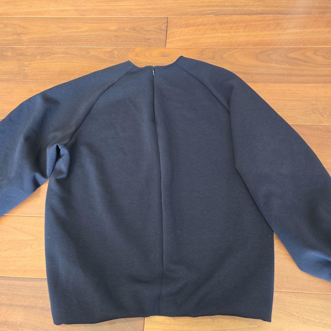 ドゥーズィエムクラスダンブルフィットクルーネックプルオーバー黒