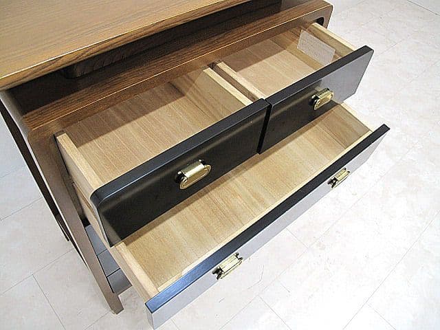 木研 北欧様式ヴィンテージチェスト フローティングテーブルトップ 収納家具