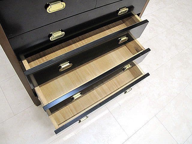 木研 北欧様式ヴィンテージチェスト フローティングテーブルトップ 収納家具