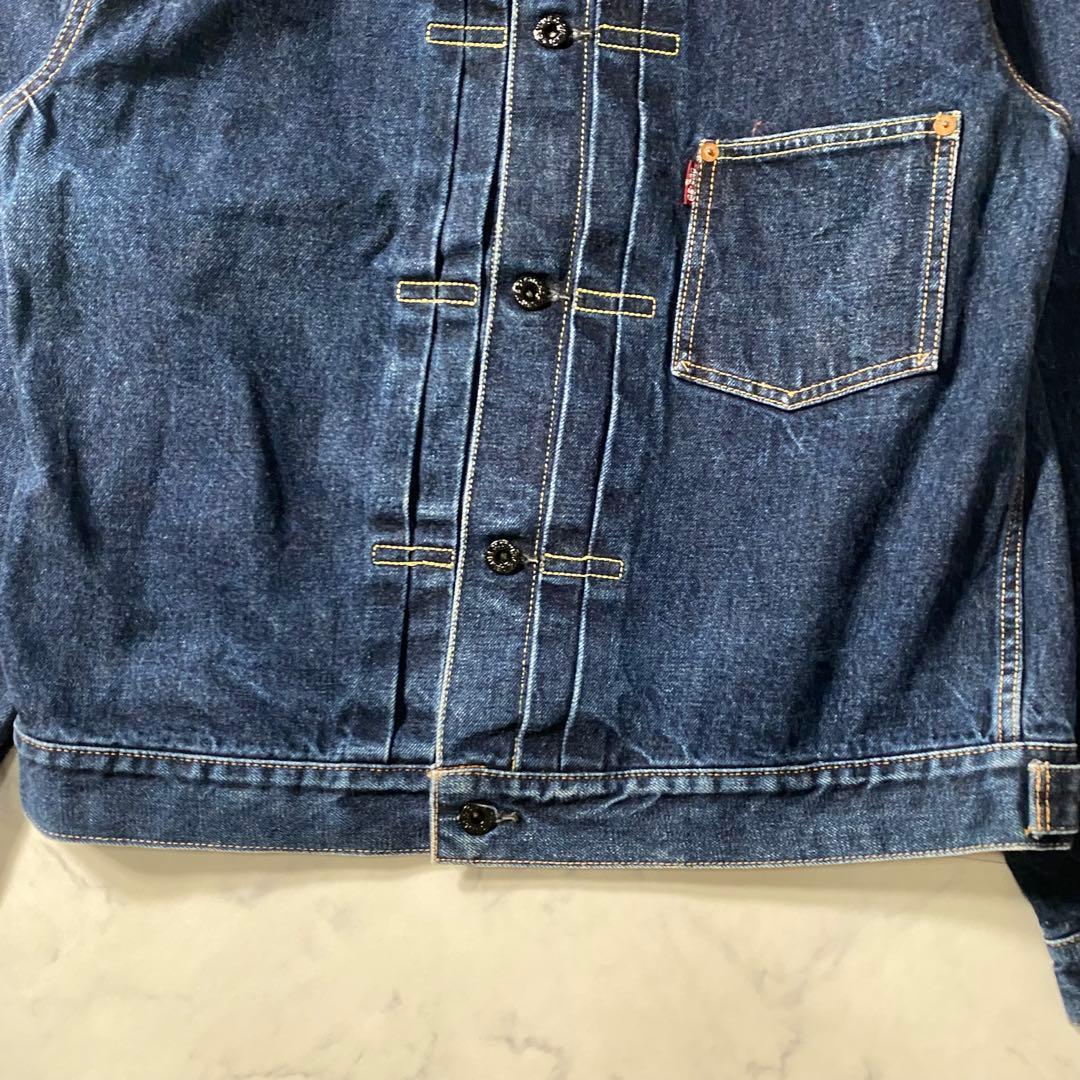 美品】ドゥニーム　デニムジャケット　1st　セルビッジ　大きいサイズ　42　XL