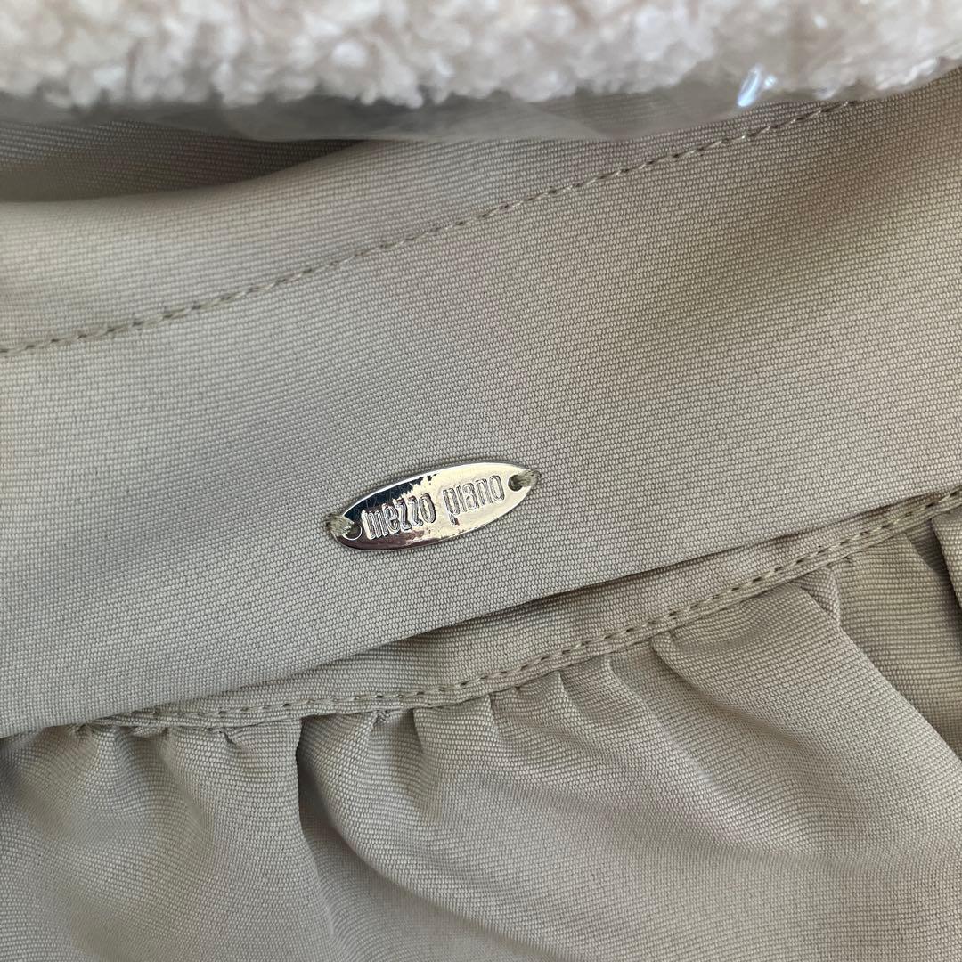 Mezzo Piano フリル付きジャケット グレー　120 二枚重ね