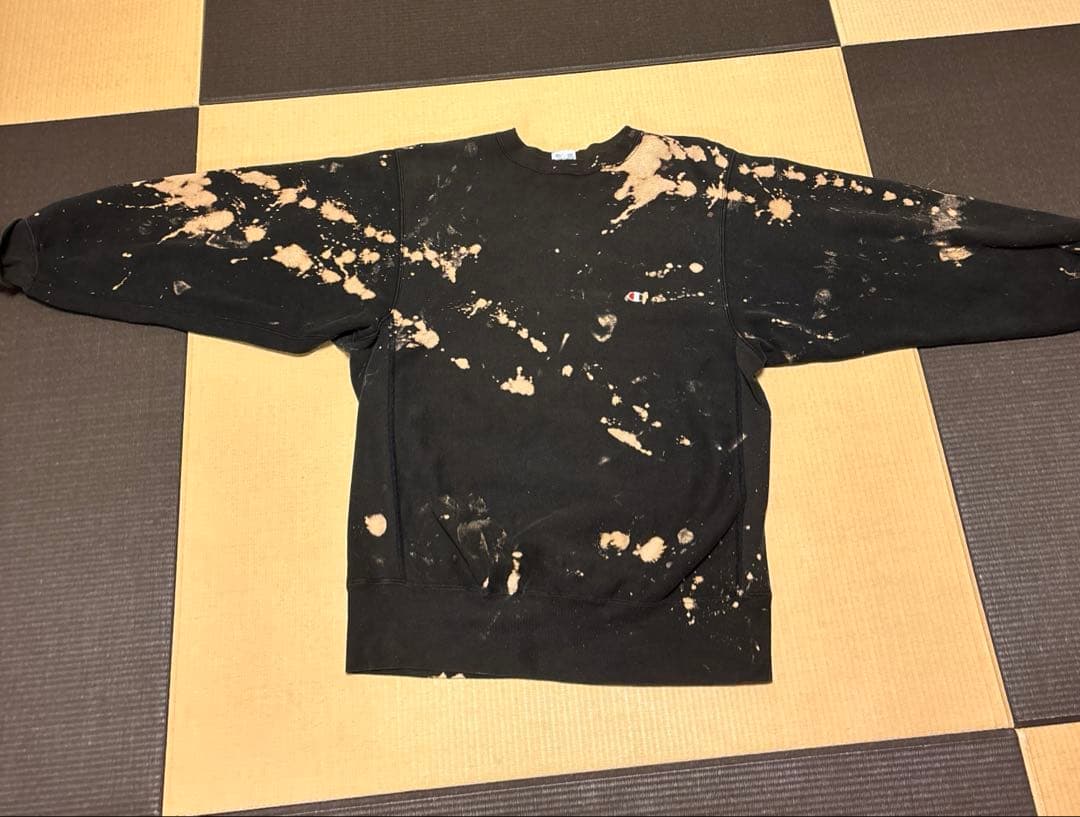 Champion 90sリバースウィーブ 鬼フェード スウェット