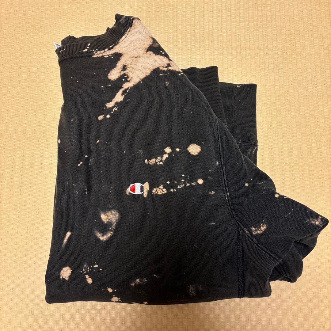 Champion 90sリバースウィーブ 鬼フェード スウェット