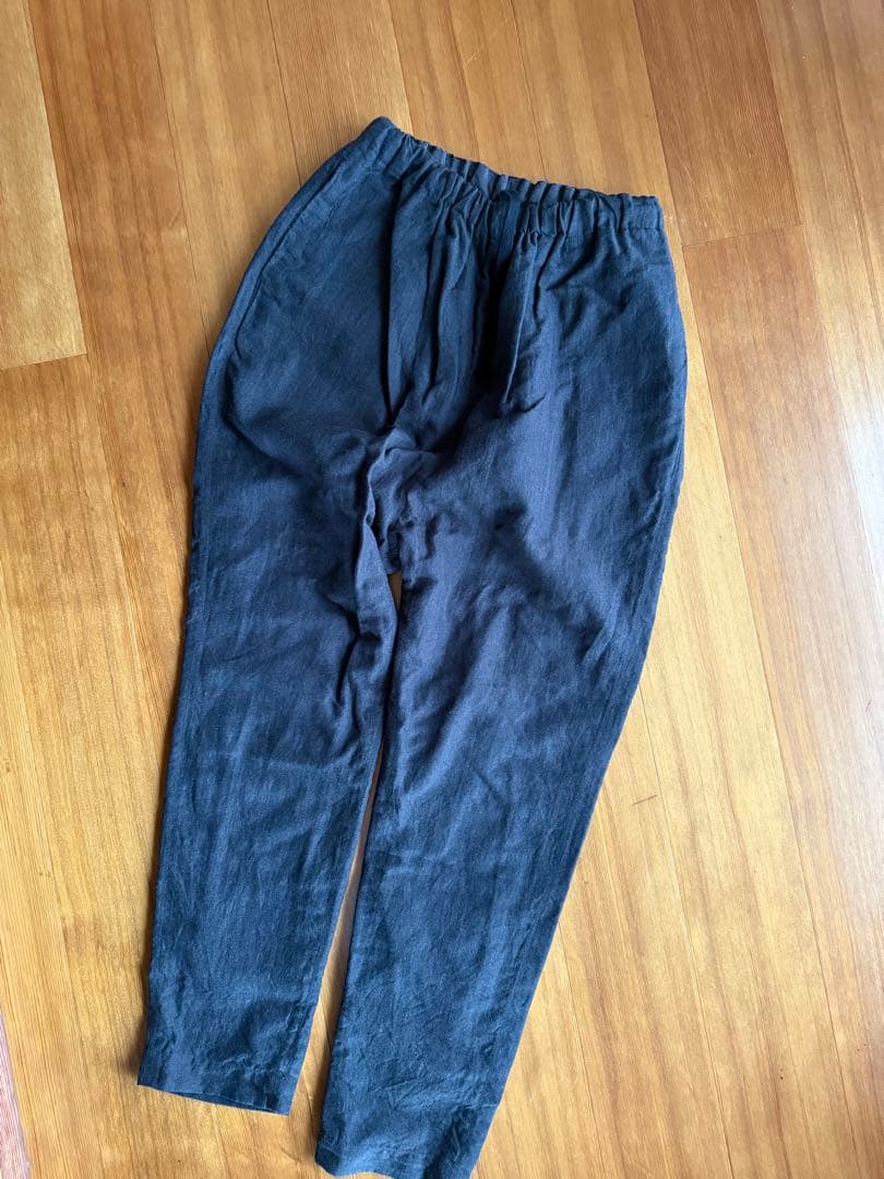 【ゴーシュ】ウール リネンツイルテーパードパンツ