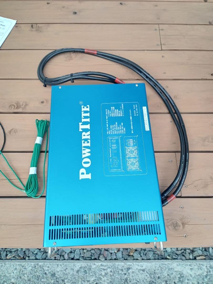【ジャンク扱い】PowerTite パワーインバーター ケーブル付き