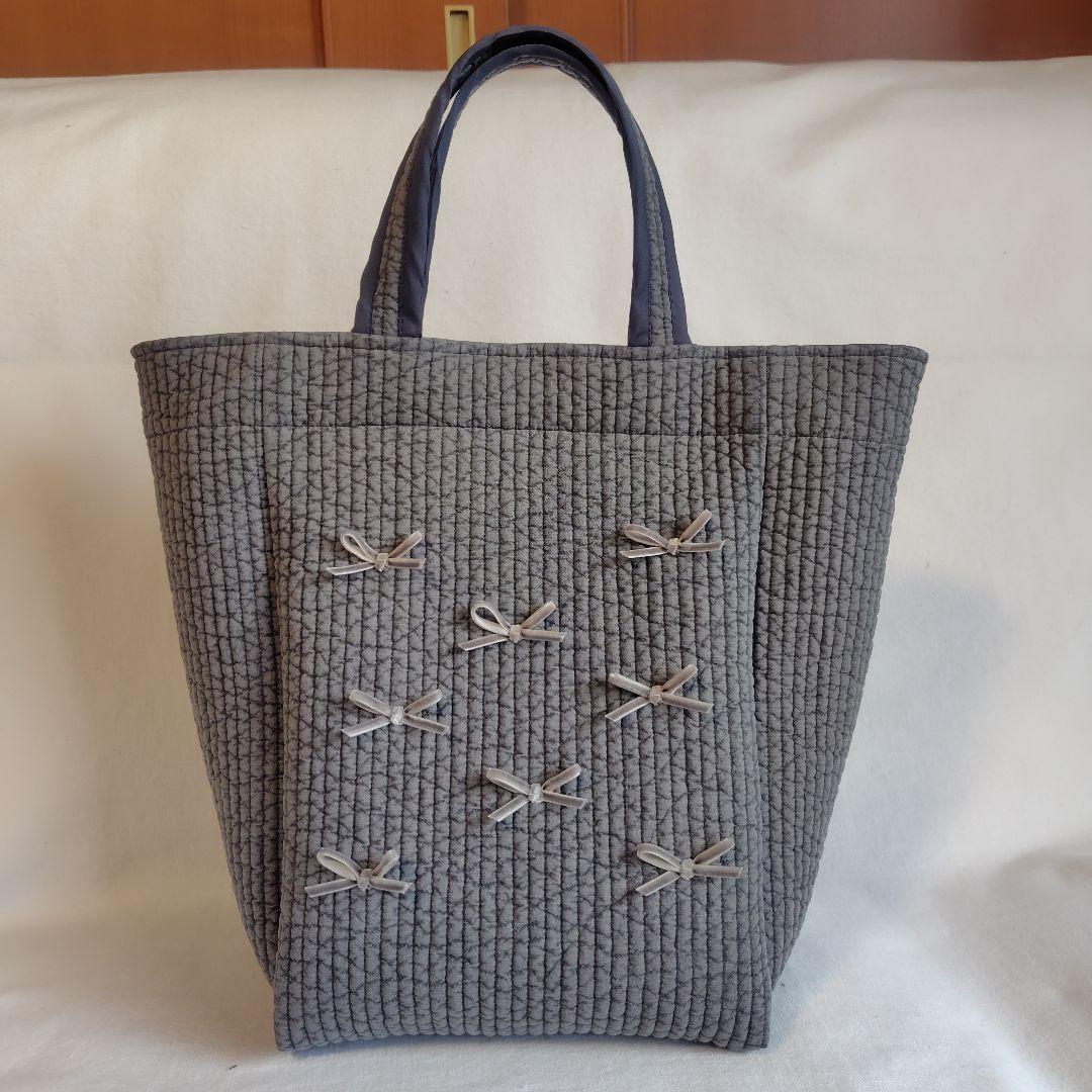 外ポケット W マグネット 底板ポリ黒 RG☆ピクニックトート☆ ダークグレー