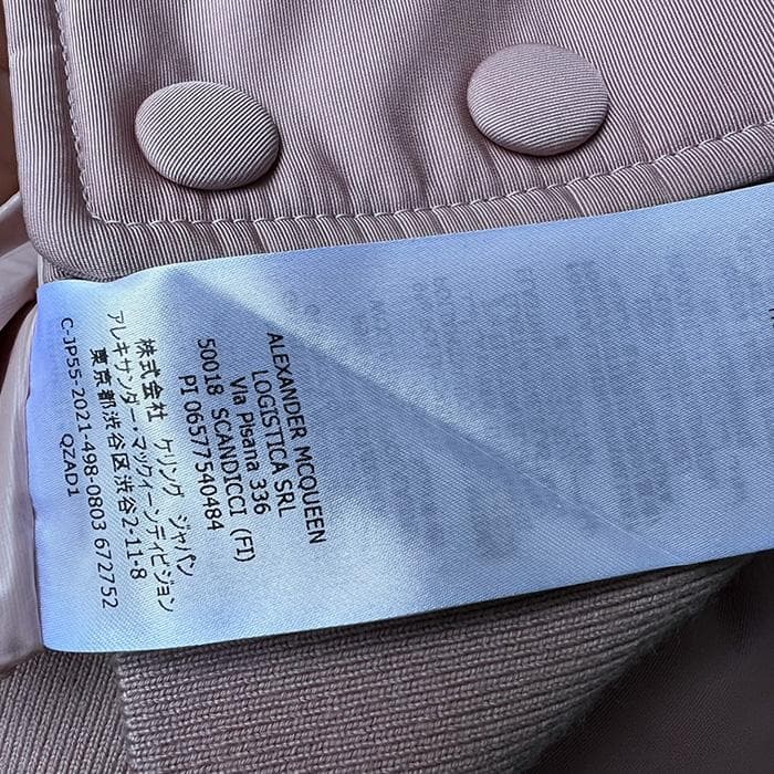 A*K様 アレキサンダーマックイーンのボンバージャケット　ロゴ入り　コート