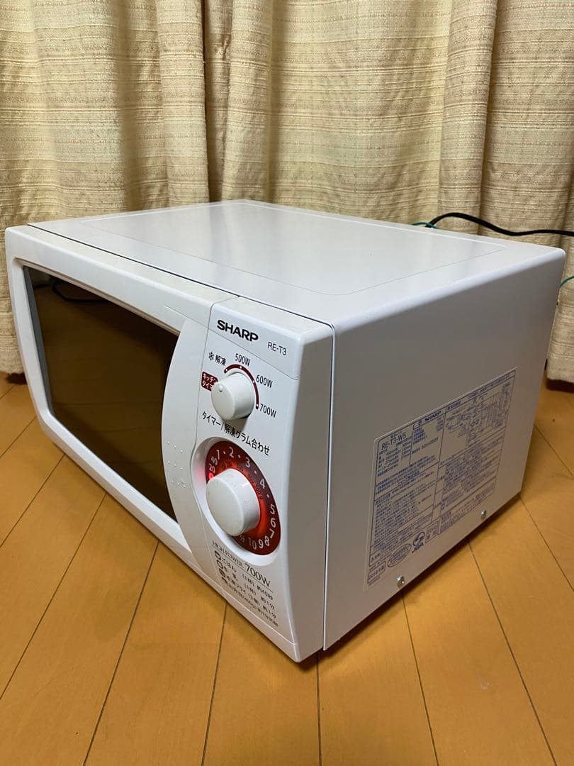 極美品　SHARP 電子レンジ RE-T3 W5 50Hz（東日本専用）