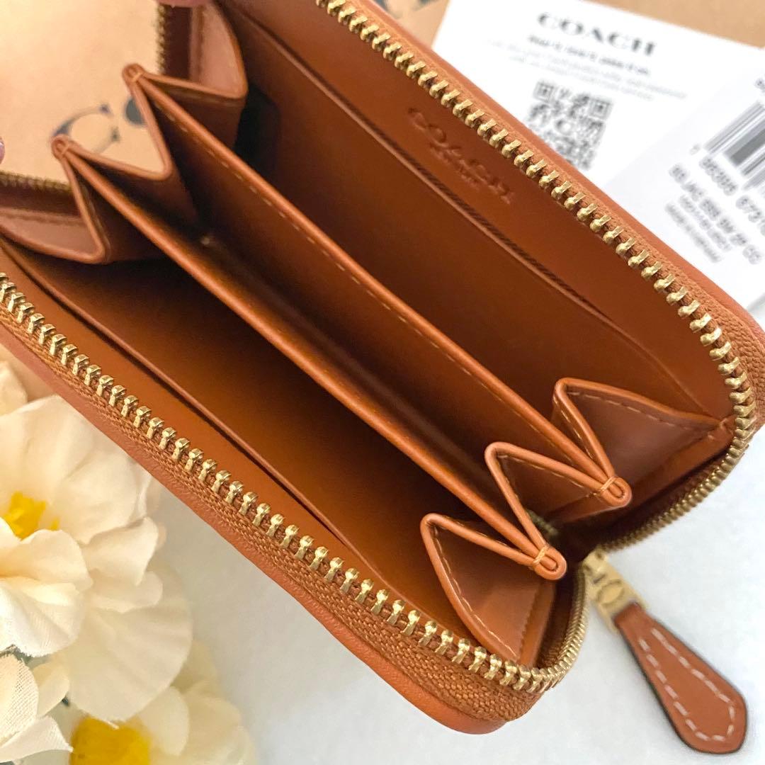 新品　正規品☆COACH コーチ　ケース　　キャメル　レザー
