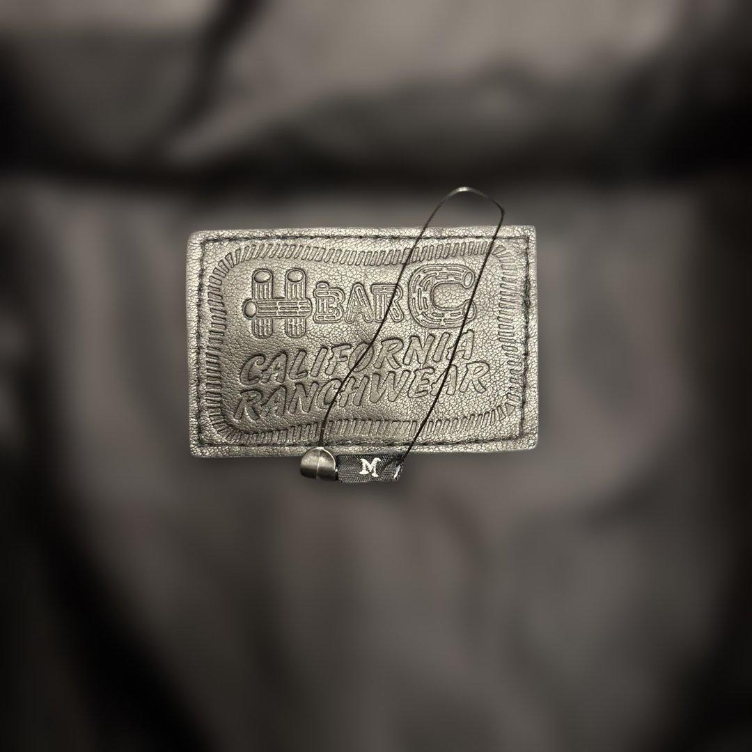 希少HbarC エイチバーシーブラック　レザー　ダウン　00's 未使用　M