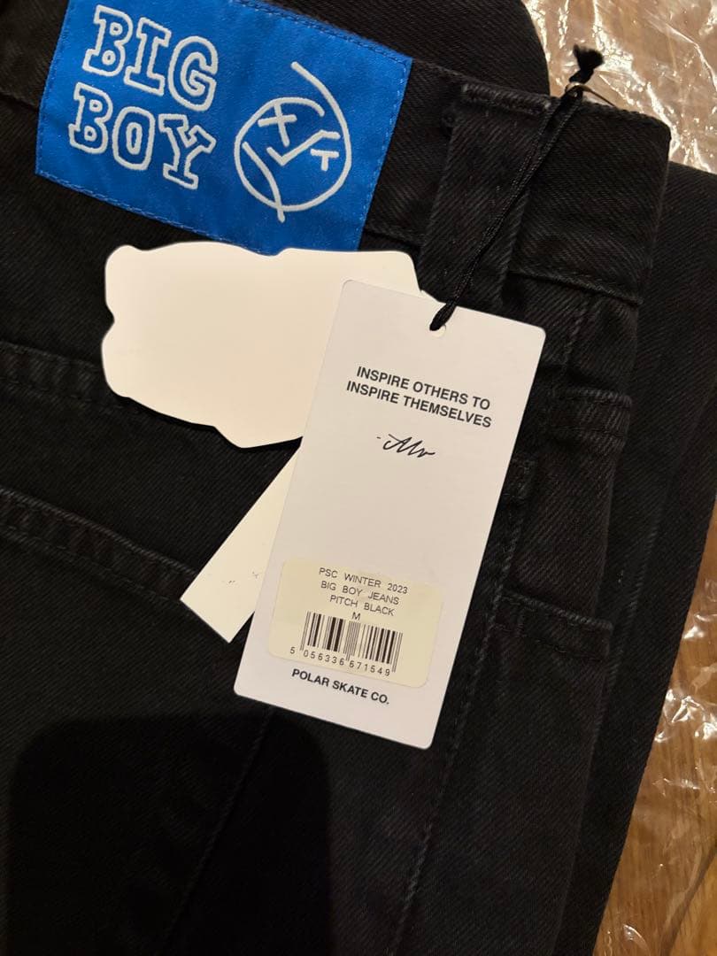 新品 BIG BOY PANTS PITCH BLACK