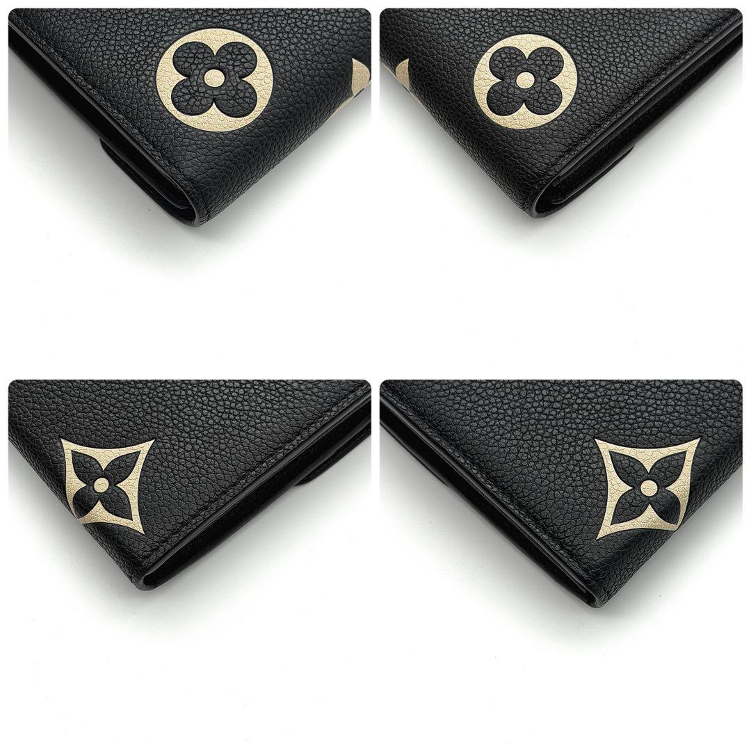 【付属品完備】ルイヴィトン アンプラント ポルトフォイユサラ バイカラー