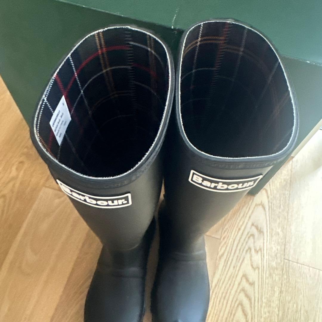 [美品]Barbour 長靴 ブラック