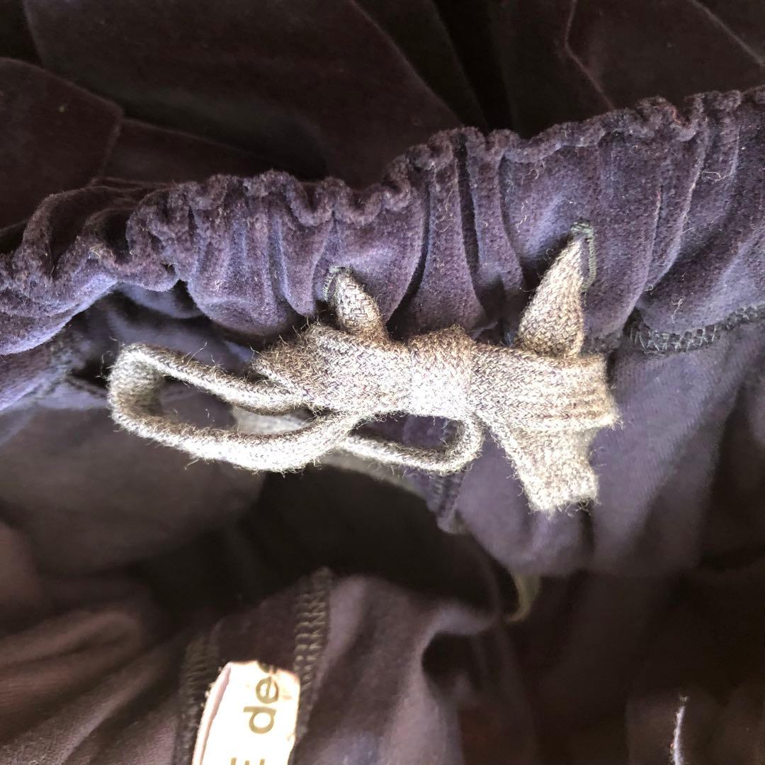 コムコム　コムデギャルソン　ベロア　パンツ